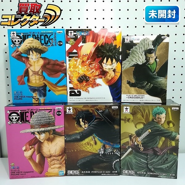 ワンピース 造形物語 ゾロ エース ONE PIECE magazine ルフィ ABILIATORS クロコダイル 他