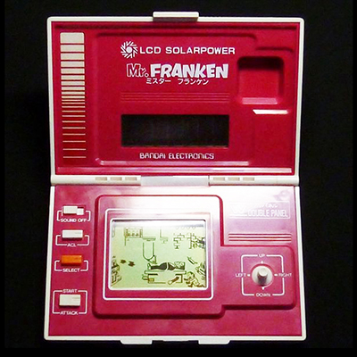 LCD ソーラーパワー ダブルパネル ミスター フランケン