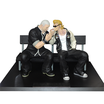 クローズ＆WORSTフィギュアコレクション TRUE FRIEND SHIP 坊屋春道＆古川修 (黒Ver) 高橋ヒロシファンサイト限定