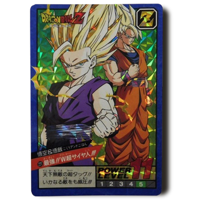 ドラゴンボールカードダス スーパーバトル 6弾 No.221 悟空&悟飯 最強!!W超サイヤ人!!!