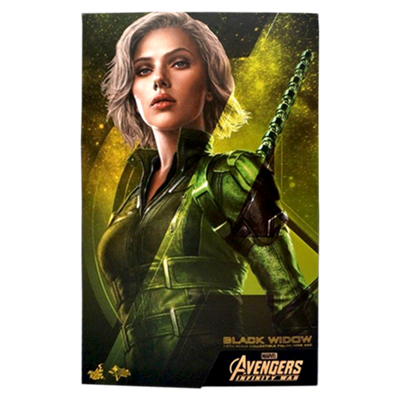 初回限定生産 ホットトイズ ムービー・マスターピース MMS460 1/6 ブラック・ウィドウ / アベンジャーズ／インフィニティ・ウォー