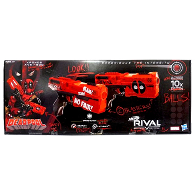 ハズブロ(Hasbro) NERF ナーフ RIVAL デッドプール knoros XVII-500 Dual Pack