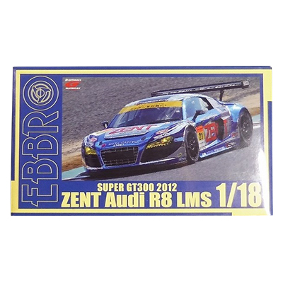 エブロ 1/18 ZENT アウディ R8 LMS スーパーGT 300 2012