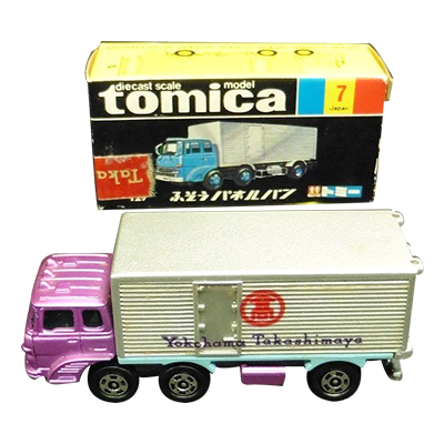 トミカ tomica 黒箱 No.7 高島屋特注 ふそう パネルバン 日本製