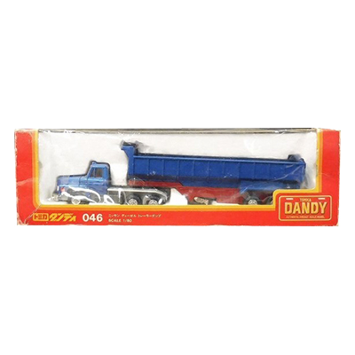トミカ ダンディ 046 1/60 ニッサン ディーゼル トレーラーダンプ 青