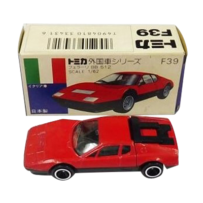 フェラーリミニカー トミカ 青箱 外国車シリーズ F39 フェラーリ BB 512