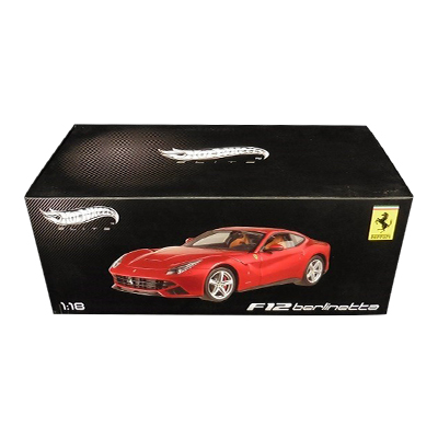 ホットウィール エリート 1/18 フェラーリ F12 ベルリネッタ(レッド)