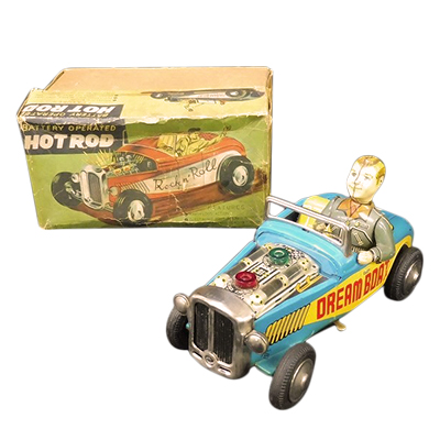 野村トーイ ブリキ HOT ROD 自動車 電動