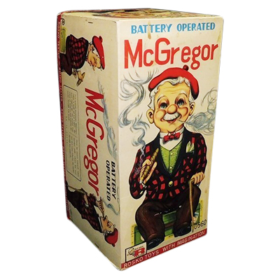 ROSKO TOYS ロスコ ブリキ McGregor マックレガー 電動 /ブリキの人形