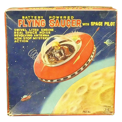 吉屋ブリキ フライングソーサー スペースパイロット