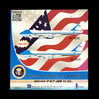 インフライト 1/200 747-200 アメリカ空軍 大統領専用機 エアフォースワン 1番機