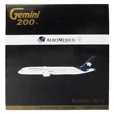 ジェミニ 1/200 B787-9 アエロメヒコ 新塗装 N183AM G2AMX648