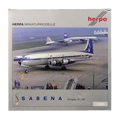 ヘルパ 1/200 DC-6B サベナ ベルギー航空