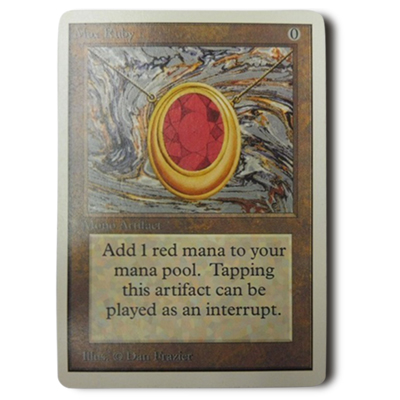 MTG 2ED Mox Ruby (英) パワー9
