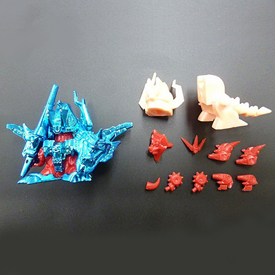 ガン消し ガンドランダーⅢ 竜の守護神 マーク3 神竜士トルネードランダー(機竜士トルネードランダー+竜機神ブルーガンドラゴン(青メッキ))