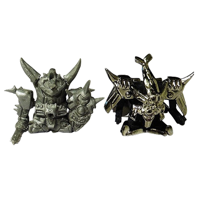 ガン消し ガンドランダーⅢ 竜の守護神 マーク2 神竜士ガンキラー(死戦士ガンキラー(R)+竜機神ブラックガンドラゴン(黒メッキ))