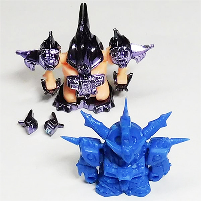 ガン消し ガンドランダーⅢ 竜の守護神 マーク2 神竜士フォーミュラルホバー(機竜士フォーミュラルホバー(R)+竜機神バイオレットガンドラゴン(紫メッキ))