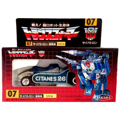 旧タカラ 戦え!超ロボット生命体 トランスフォーマー 07 サイバトロン 諜報員 リジェ / TF G1