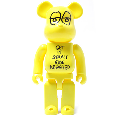BE@RBRICK KROOKED SKATEBOARDS by Mark Gonzales 400％ / ベアブリック マークゴンザレス