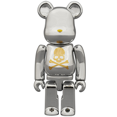 BE@RBRICK mastermind JAPAN CHROME SILVER 1000％