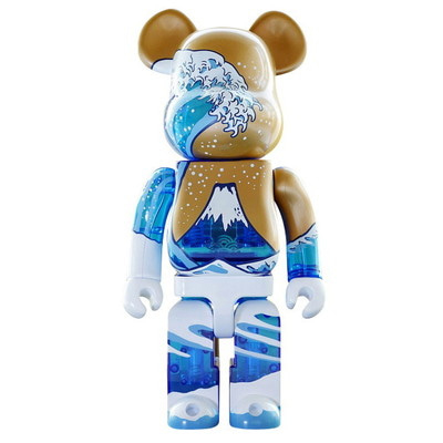 富士山 BE@RBRICK 400% 葛飾北斎筆 冨嶽三十六景 神奈川沖浪裏 / ベアブリック 400%