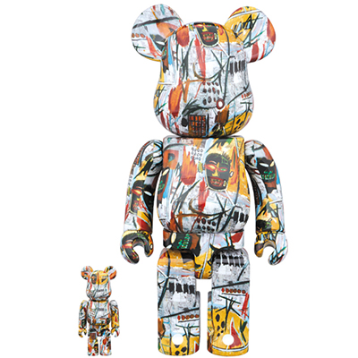 BE@RBRICK JEAN-MICHEL BASQUIAT 100％ & 400％ / バスキア ベアブリック