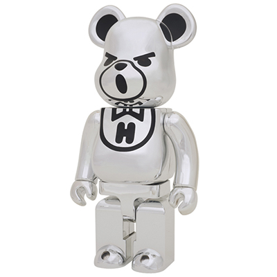 BE@RBRICK HYSTERIC BEAR CHROME 400% / ベアブリック ヒステリックグラマー