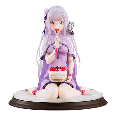 Kdcolle Re:ゼロから始める異世界生活 エミリア バースデーケーキVer. 1/7 PVC製塗装済み完成品