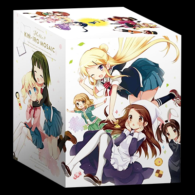 初回生産限定 ハロー！！きんいろモザイク 2期 Blu-ray 全6巻 BOX付 / VOL.1～VOL.6