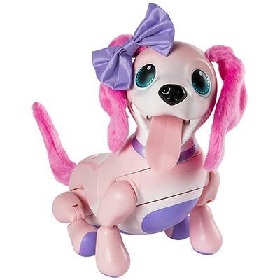 タカラトミー オムニボット ハロー!ズーマー ミニチュアダックス ピンク
