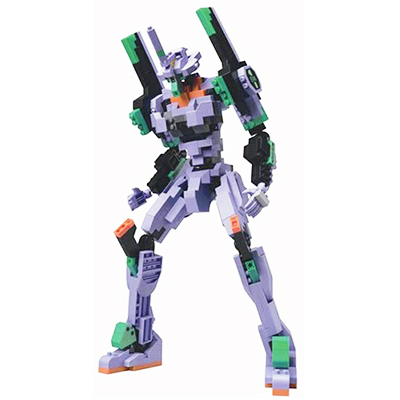 カワダ ダイヤブロック 新世紀エヴァンゲリオン 汎用人型決戦兵器人造人間 エヴァンゲリオン初号機