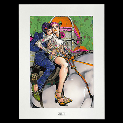 限定 ジョジョ展2012 複製原画 徐倫&ブチャラティ
