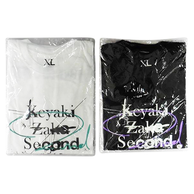 欅坂46 2nd YEAR ANNIVERSARY LIVE Tシャツ ブラック ホワイト