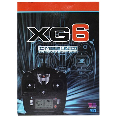 JR PROPO XG6 TRG / DMSS 2.4GHz 6ch 送受信機