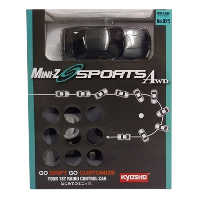京商ミニッツ MINI-Z SPORTS AWD レディセット スカイライン ニスモ R32 ガンメタリック