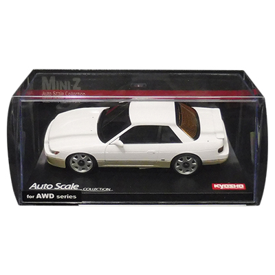 京商ミニッツ MINI-Z AWD 1/27 日産 シルビアK's S13 ウォームホワイトツートン