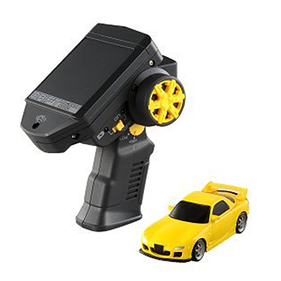 タカラトミー ドリフトパッケージナノ ラジコン 1/42 マツダ RX-7 FD3S イエロー