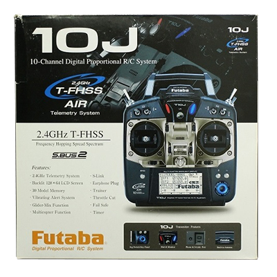 フタバ 10J 2.4GHz T-FHSS 10ch ヘリ用 Wレシーバー T/Rセット R3008SB