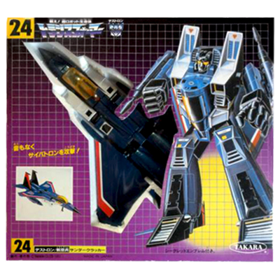 旧タカラ 戦え!超ロボット生命体 トランスフォーマー 24 デストロン 航空兵 サンダークラッカー