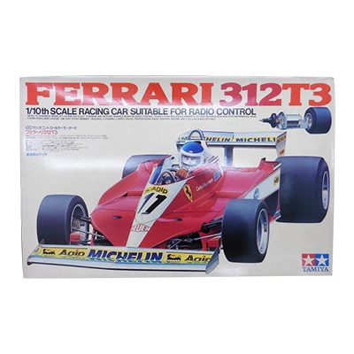 小鹿 タミヤ 1/10 電動 RCカー フェラーリ312T3 モーター付