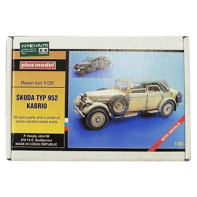 プラスモデル 1/35 シュコダ952 カブリオレ レジンキット