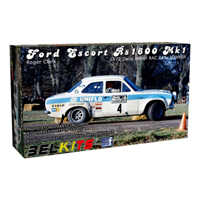 ベルキット 1/24 フォード エスコート RS1600 Mk1 ロジャー・クラーク