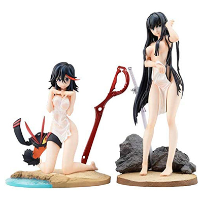 AMAKUNI キルラキル 1/7 流子&皐月 温泉三昧姉妹セット ホビージャパン限定受注品