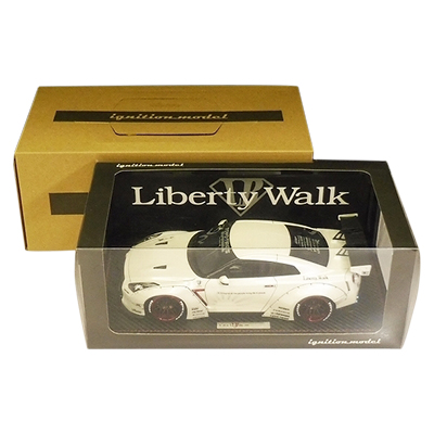 イグニッションモデル 1/18 LB WORKS 日産 GT-R R35 ホワイト