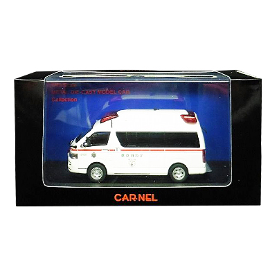 ヒコセブン 1/43 CAR-NEL トヨタ ハイメディック 2009 東京消防庁高規格救急車