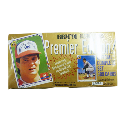 BBM '91 Premier Edition OFFICIAL COMPLETE SET 399 CARDS