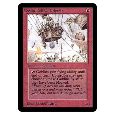MTG LEA ゴブリン気球部隊/Goblin Balloon Brigade (英) アンコモン