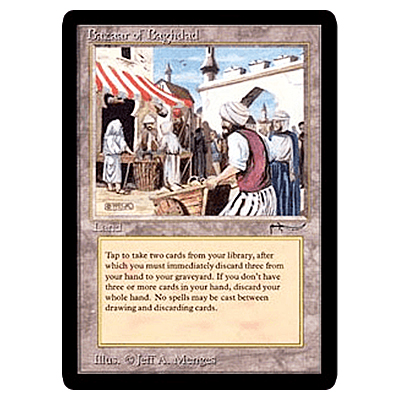 MTG ARN Bazaar of Baghdad (英) アンコモン