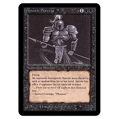 MTG LEA 惑乱の死霊/Hypnotic Specter (英) アンコモン