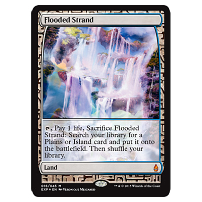 MTG EXP 溢れかえる岸辺/Flooded Strand (英) Foil